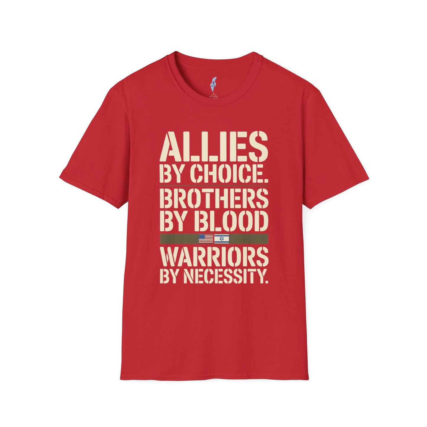 Allies by Choice, Brothers by Blood — Warrior Pride Tee