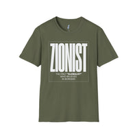 Zionist "Globalist" Who Believes in Borders T-Shirt view 4