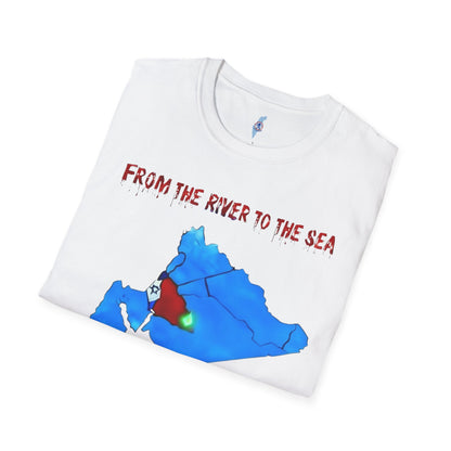 Graphic T-Shirt - "From the River to the Sea" Map Protest Tee