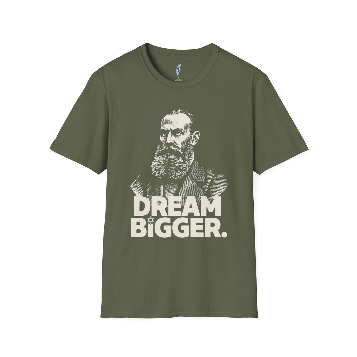 Dream Bigger - Herzl Portrait T-Shirt