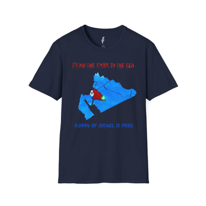 Graphic T-Shirt - "From the River to the Sea" Map Protest Tee