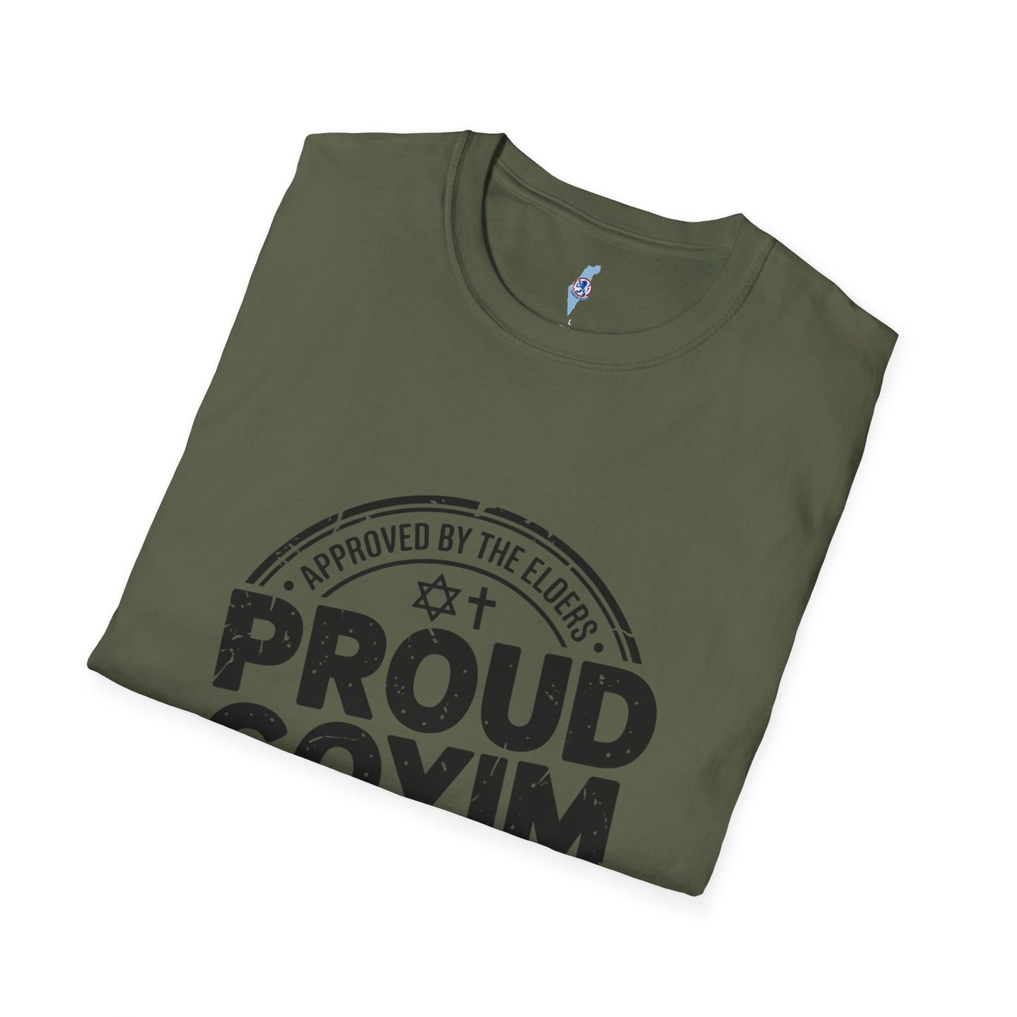 Proud Goyim - Vintage Stamp Pride Tee