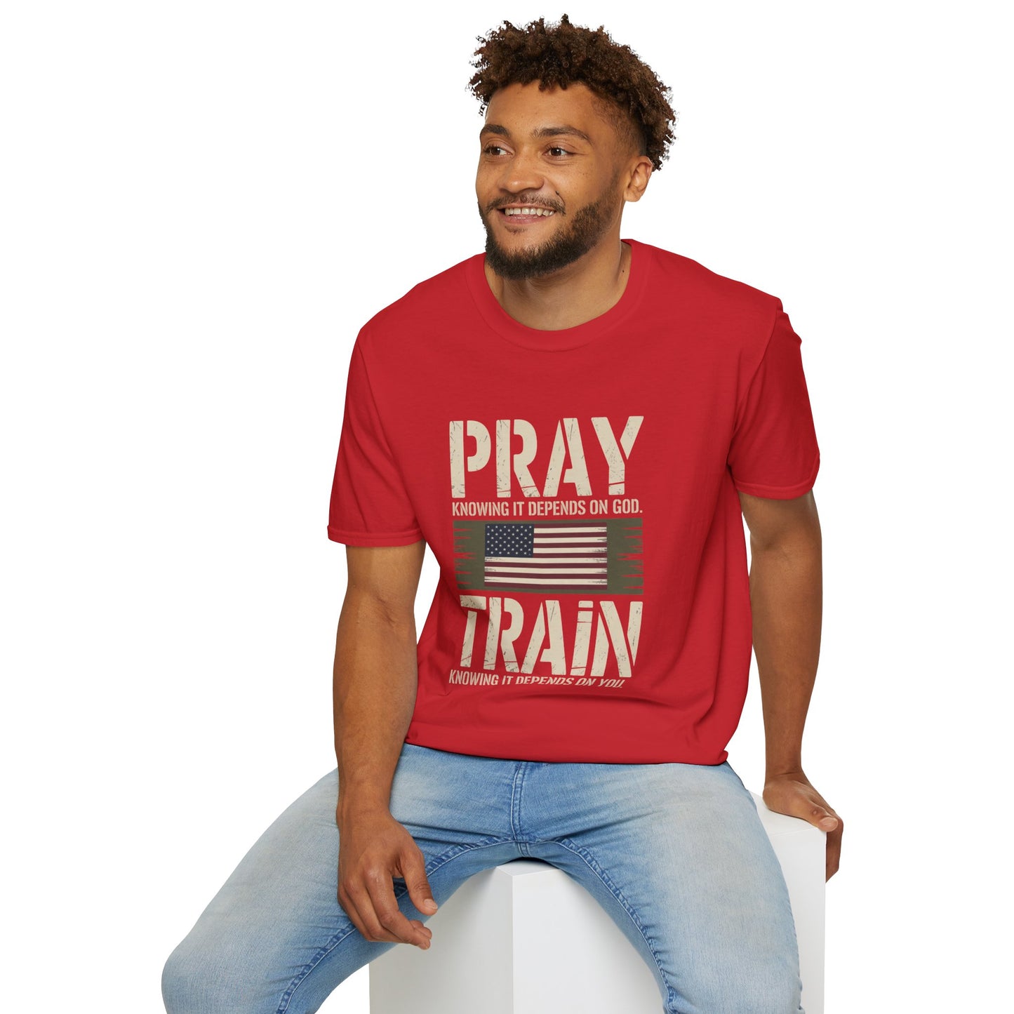 Pray & Train Tee — Faith Meets Effort