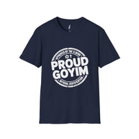 Proud Goyim T-Shirt — Bold Vintage Stamp Design view 5