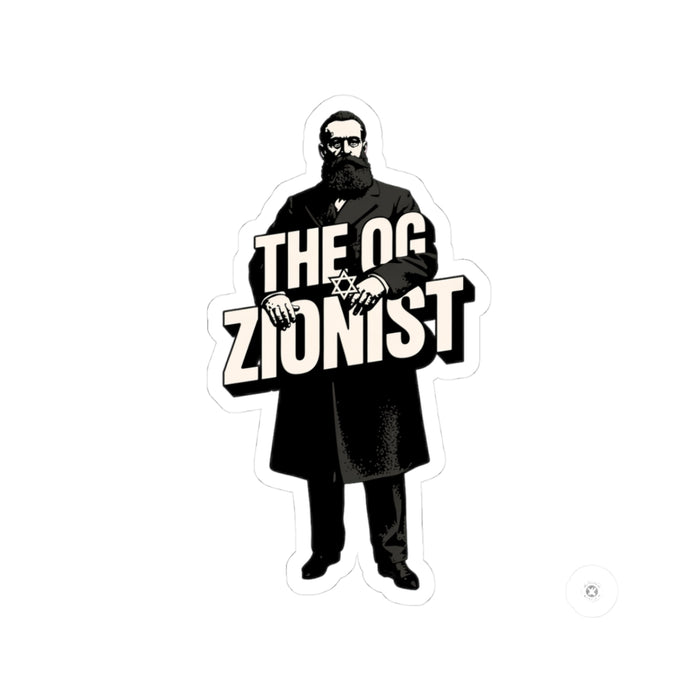 The OG Zionist — Theodor Herzl Sticker (V2)