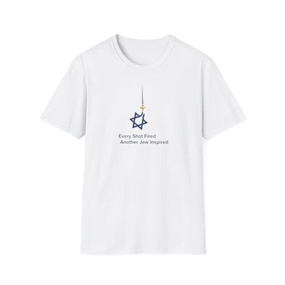 "Every Shot Fired-Another Jew Inspired" - Minimalist