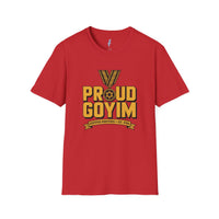Proud Goyim T-Shirt  -Gold Medal Nations view 2