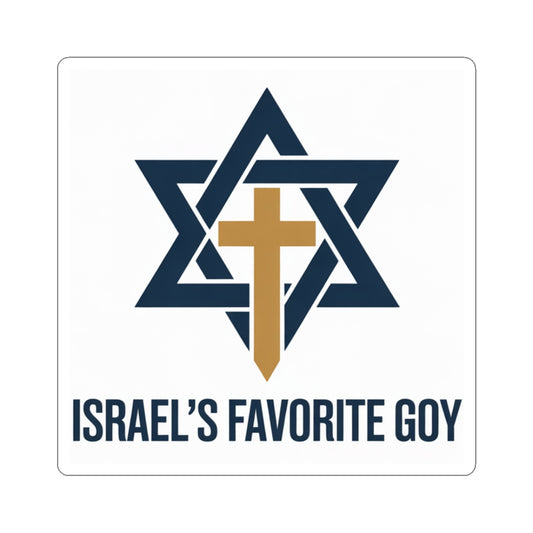 Israel's Favorite Goy — Kiss-Cut Sticker