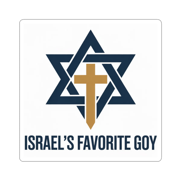 Israel's Favorite Goy — Kiss-Cut Sticker