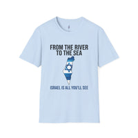 "From the River to the Sea" - Zionist Version Tee view 4