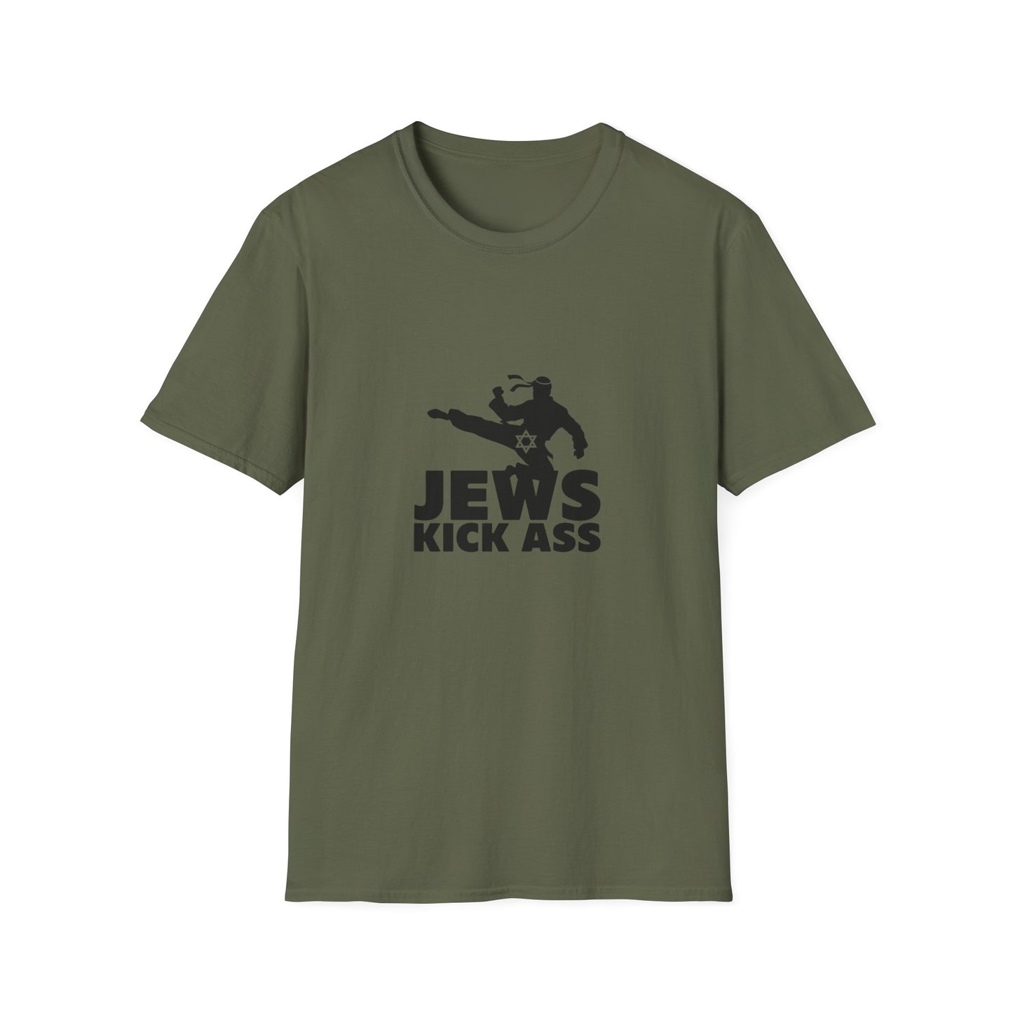 "Jews Kick Ass" Bold Tee
