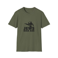 "Jews Kick Ass" Bold Tee view 3