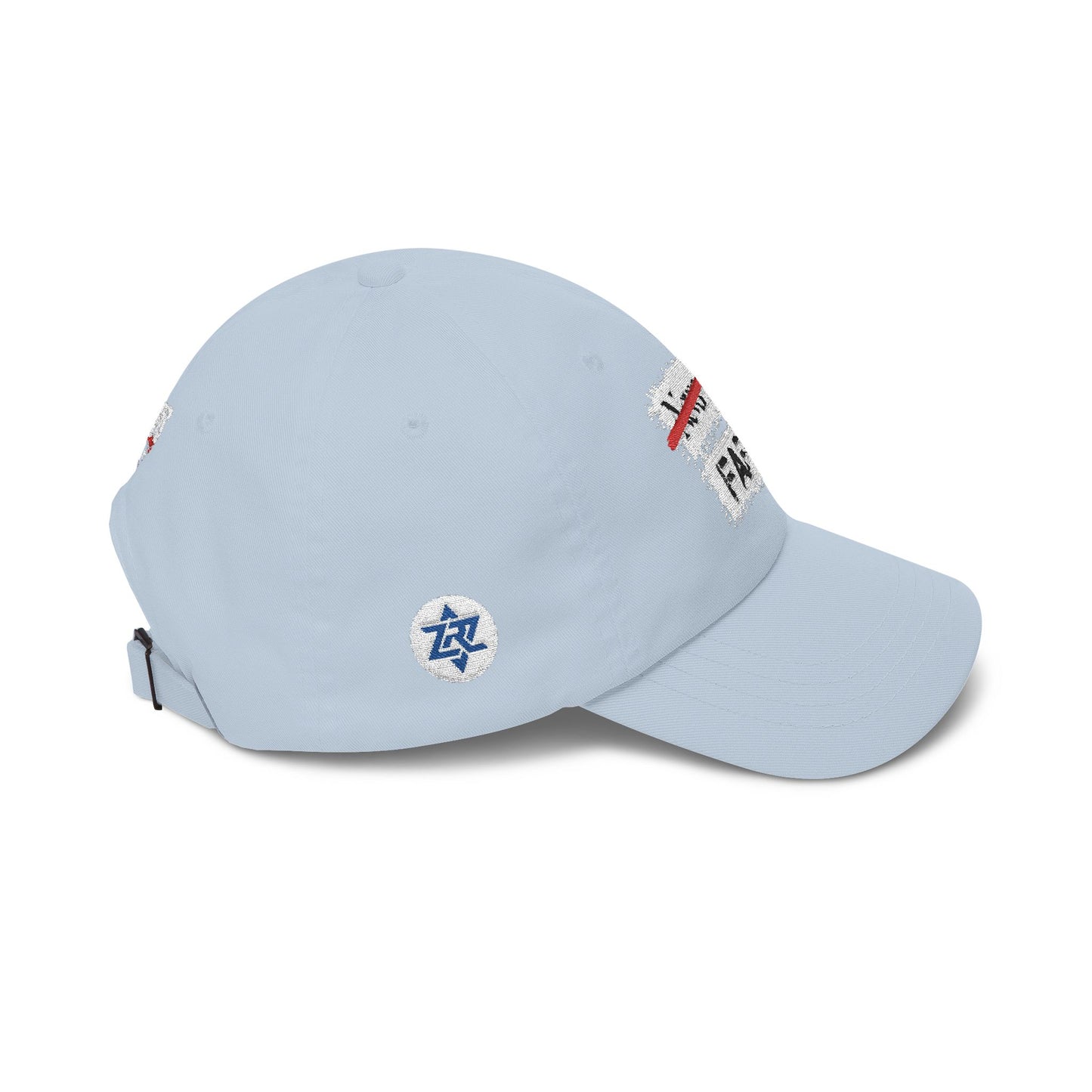 FAFO Dad Cap — "Never Again" Strikethrough