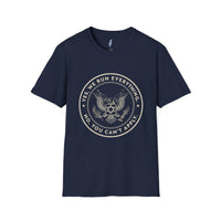 Mossad "Yes We Run Everything, No You Can't Apply" T-Shirt view 1