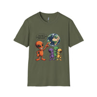 Alien Family Tee- " Earth's Blaming the Jews Again" view 4
