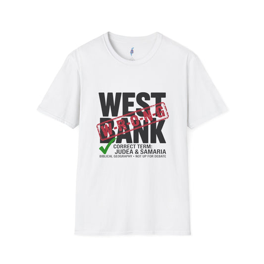 "West Bank" ❌ -Judea Samaria ✔️