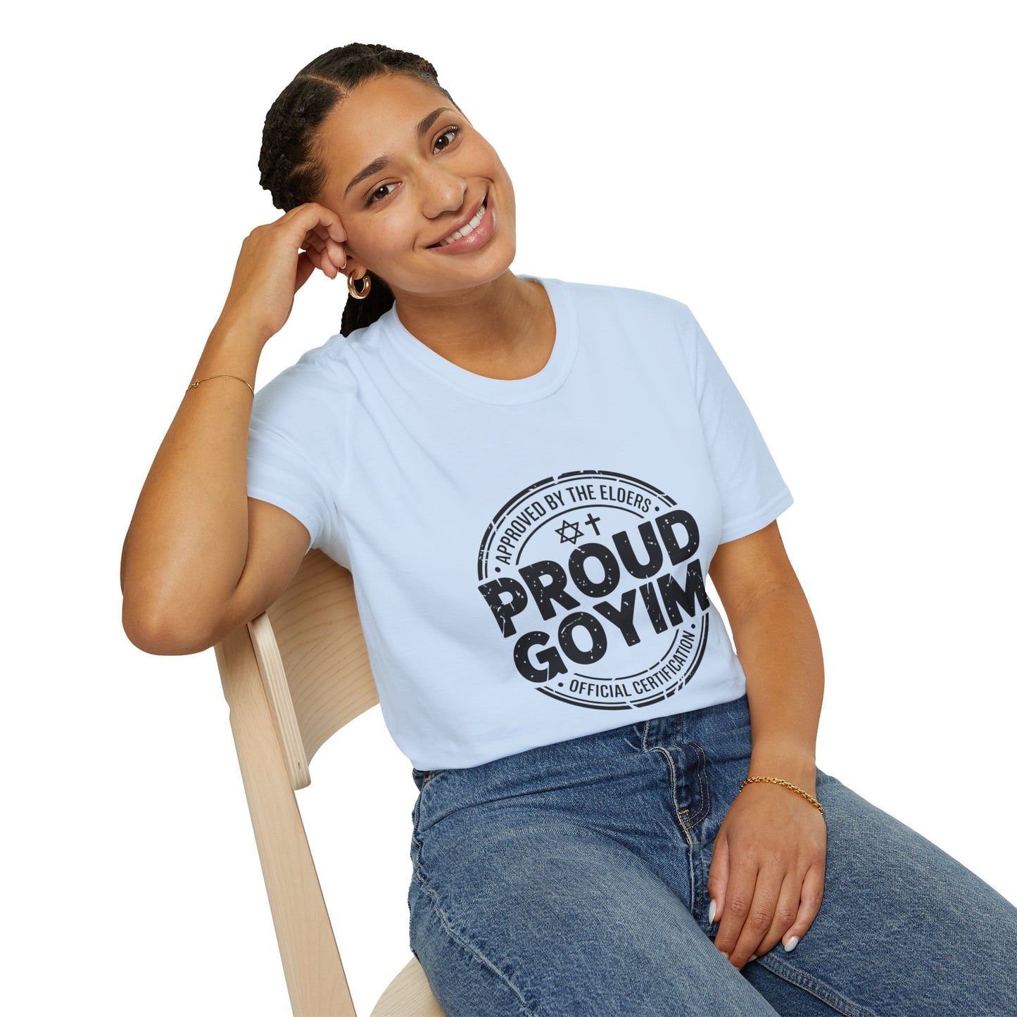 Proud Goyim - Vintage Stamp Pride Tee