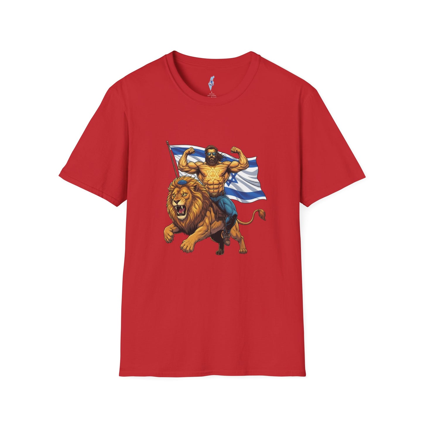 Zionist Warrior Riding Lion T-Shirt