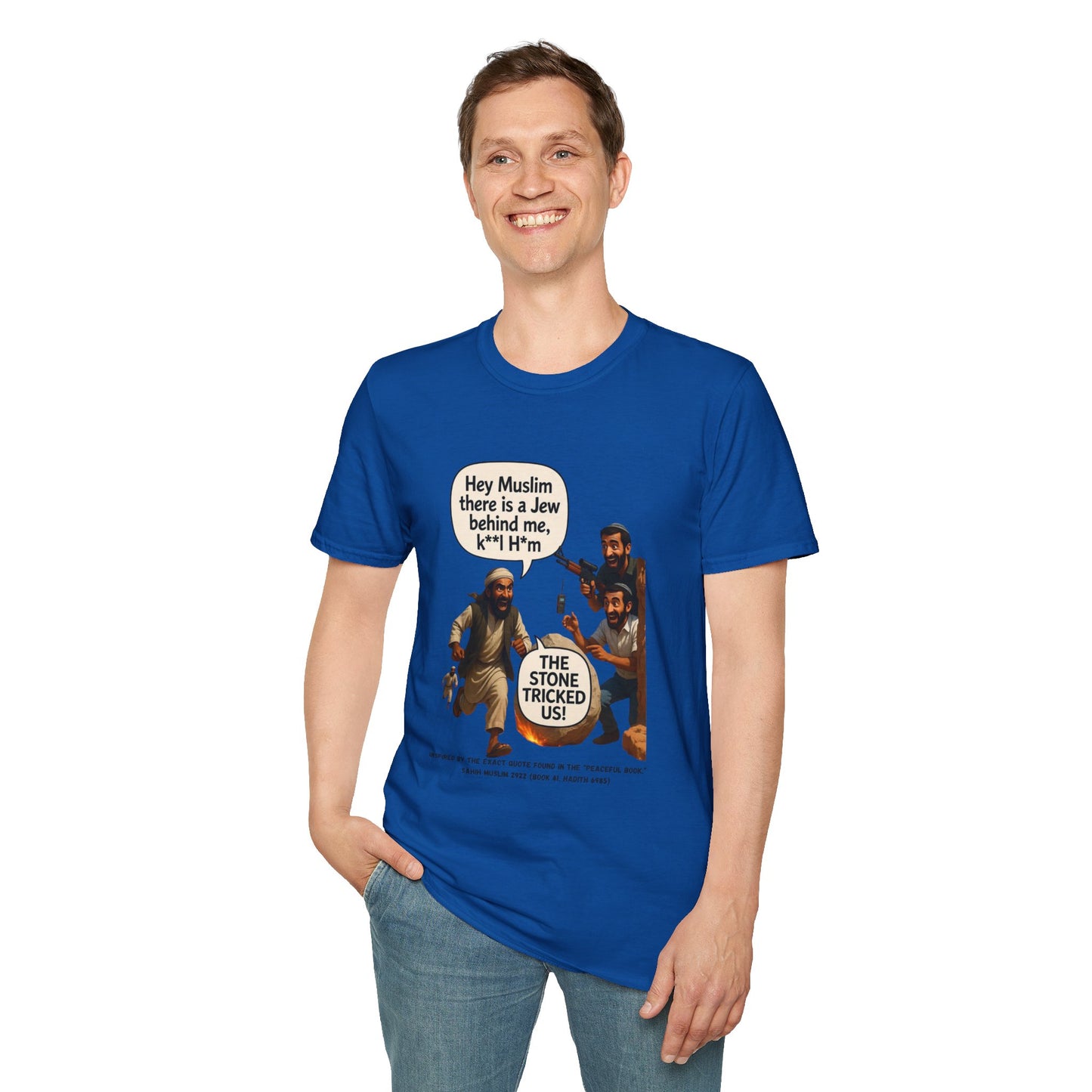 Zionist Revival T-Shirt —The Stone Tricked Us Again-  Premium T-shirt
