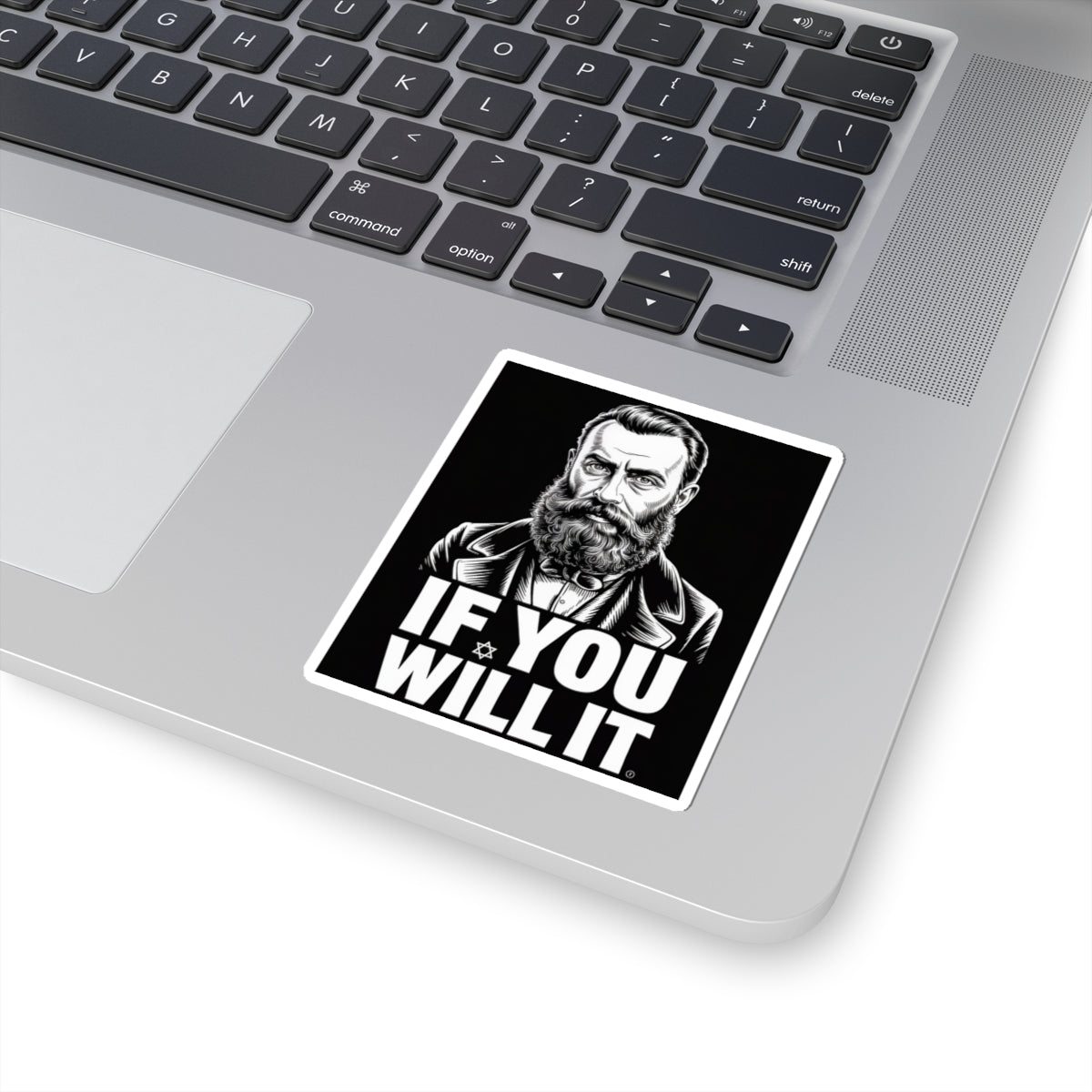 If You Will It — Herzl Quote Sticker (V1 — Original Edition)