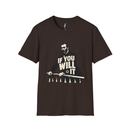 If You Will It — Herzl Quote Tee (Variant Edition)