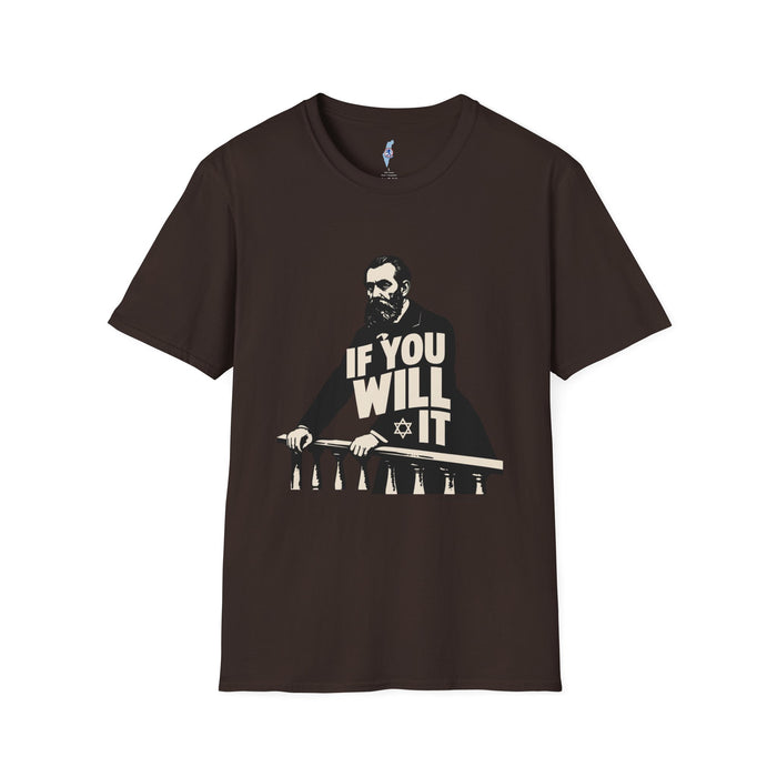 If You Will It — Herzl Quote Tee (Variant Edition)