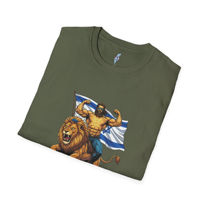 Anti-Anti Zionist T-Shirt: Lion Rider with Flag