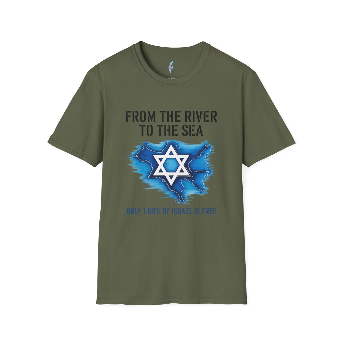 River to the Sea Israel Version Tee