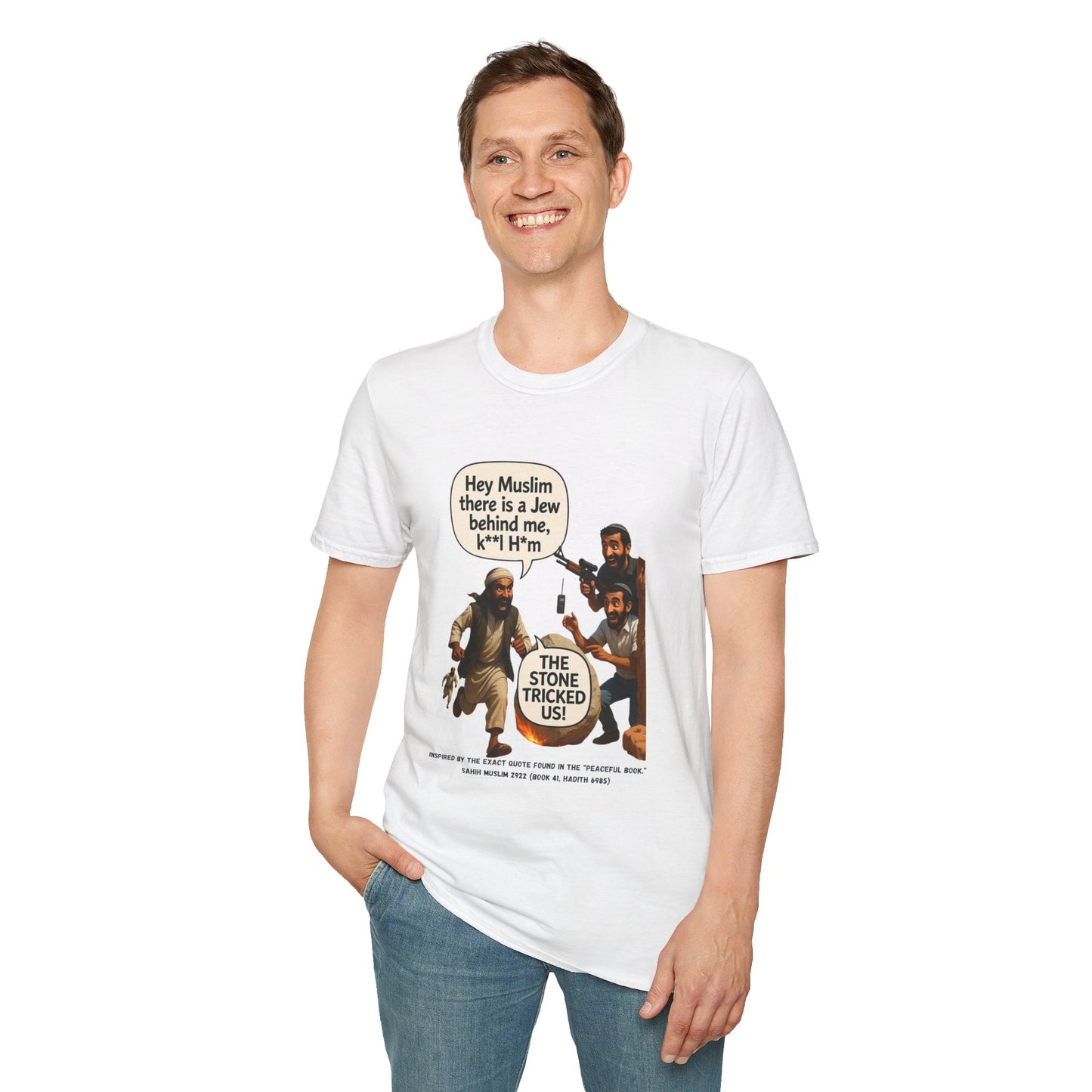 Zionist Revival T-Shirt —The Stone Tricked Us Again-  Premium T-shirt