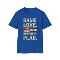 Same Love, Different Flag — USA × Israel Tee view 5