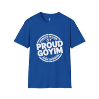 Proud Goyim T-Shirt — Bold Vintage Stamp Design view 4