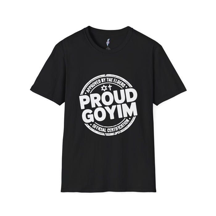 Proud Goyim T-Shirt — Bold Vintage Stamp Design