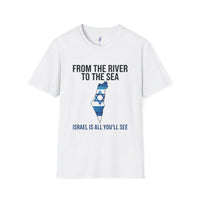 "From the River to the Sea" - Zionist Version Tee view 1