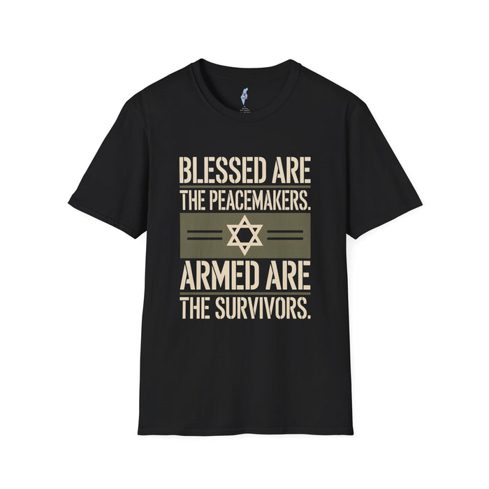 Blessed Are the Peacemakers, Armed Are the Survivors Tee
