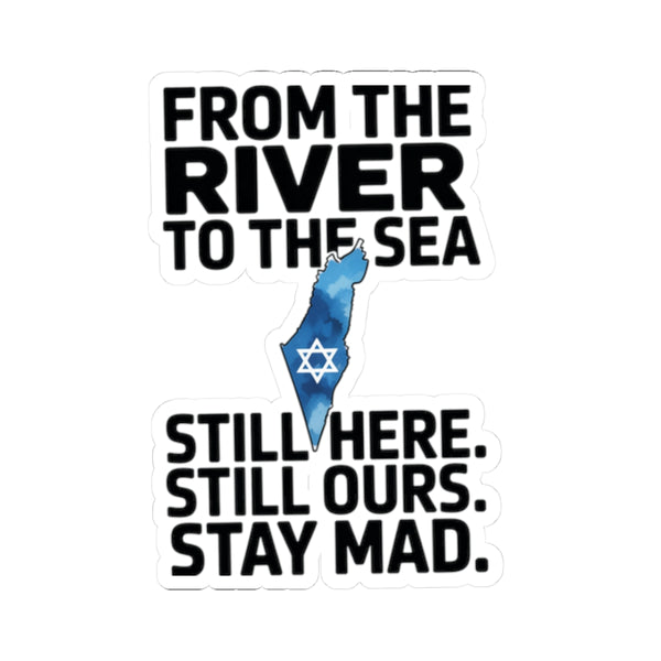 From the River to the Sea — Israel Map Sticker