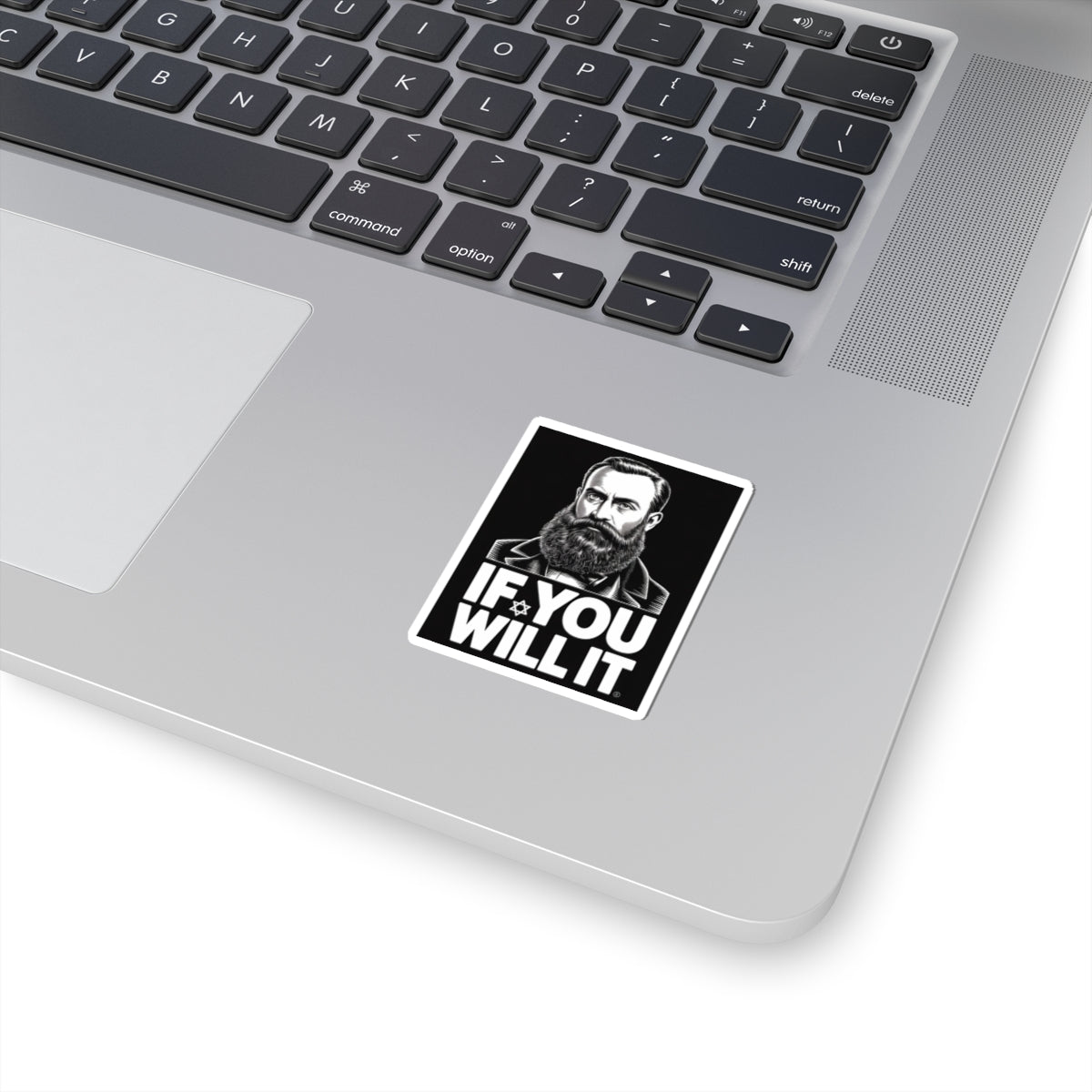 If You Will It — Herzl Quote Sticker (V2 — Variant Edition)