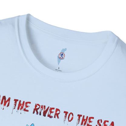 Graphic T-Shirt - "From the River to the Sea" Map Protest Tee