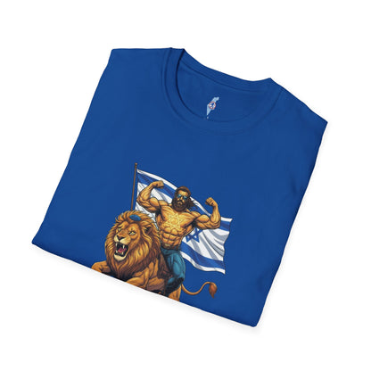 Anti-Anti Zionist T-Shirt: Lion Rider with Flag