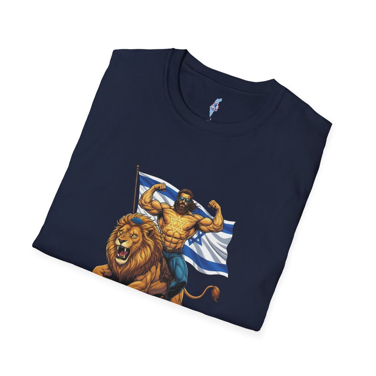 Anti-Anti Zionist T-Shirt: Lion Rider with Flag