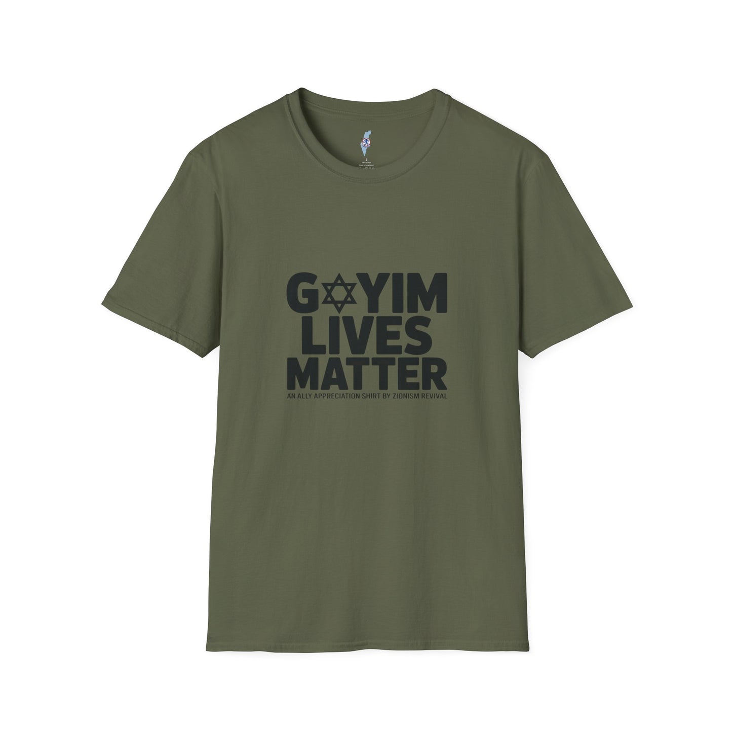 T-Shirt — "GOYIM LIVES MATTER" Statement Tee (Star of David Design)