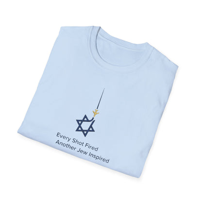 "Every Shot Fired-Another Jew Inspired" - Minimalist