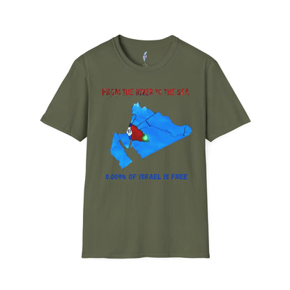 Graphic T-Shirt - "From the River to the Sea" Map Protest Tee