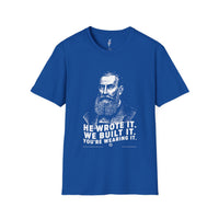 He Wrote It. We Built It. You're Wearing It. — Herzl T-Shirt view 5