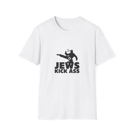 "Jews Kick Ass" Bold Tee