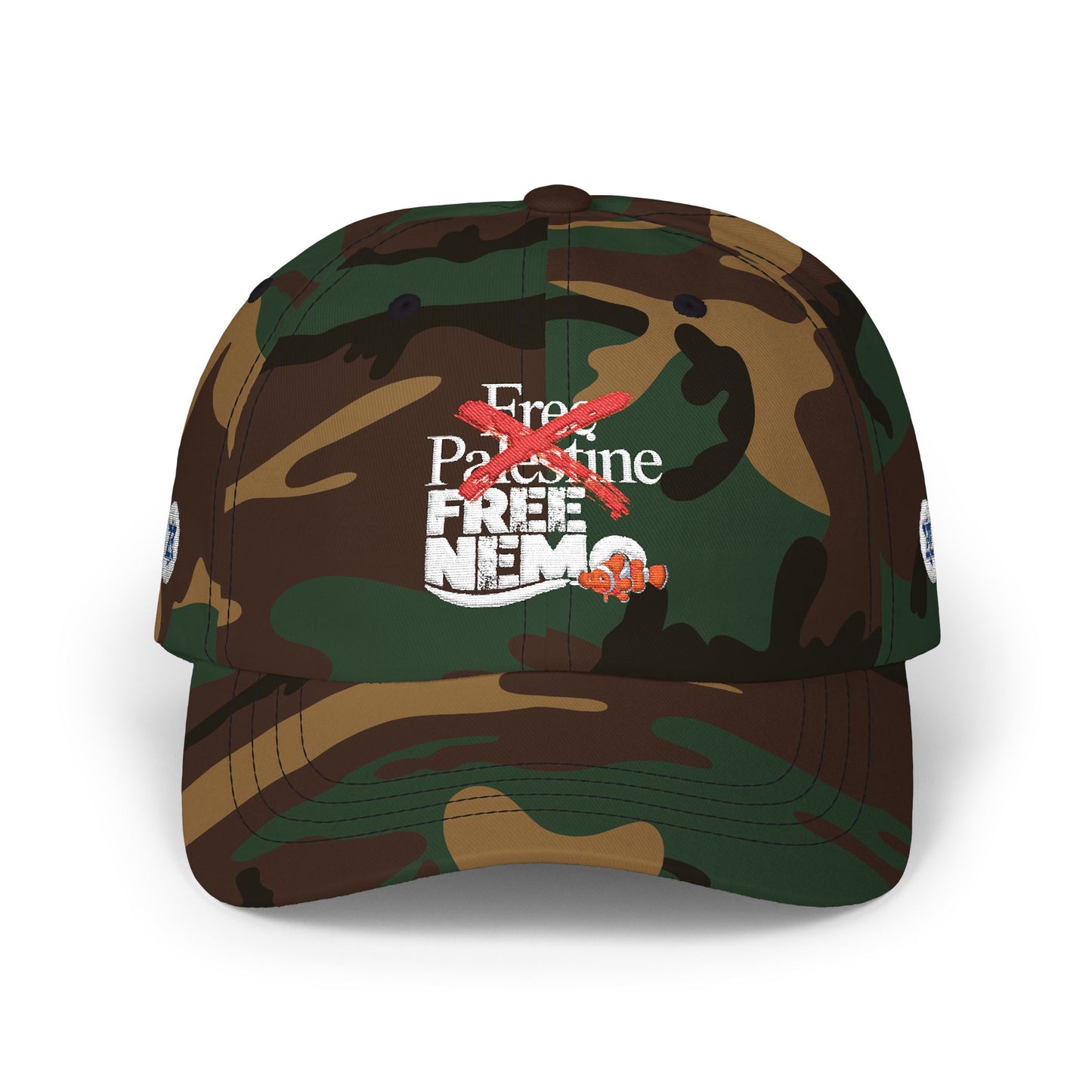 "Free Palestine" X "Free Nemo" Dad Cap