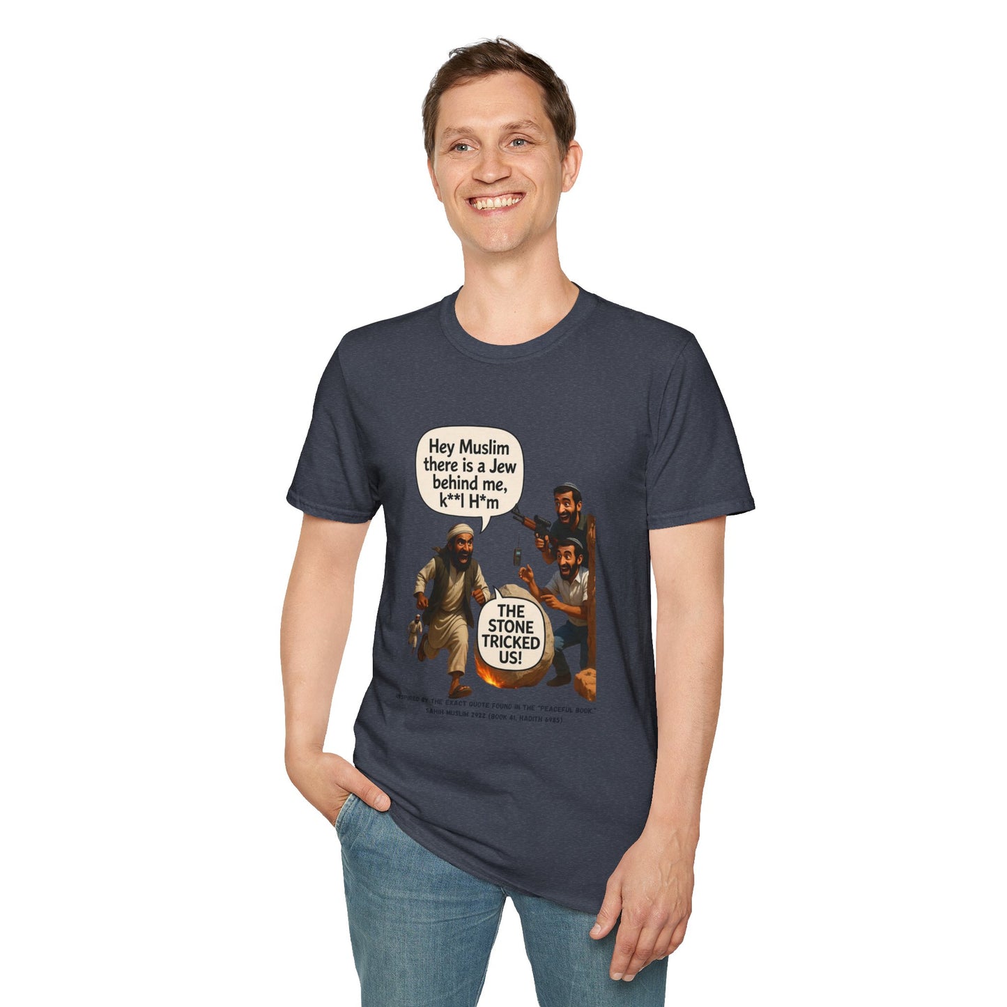 Zionist Revival T-Shirt —The Stone Tricked Us Again-  Premium T-shirt