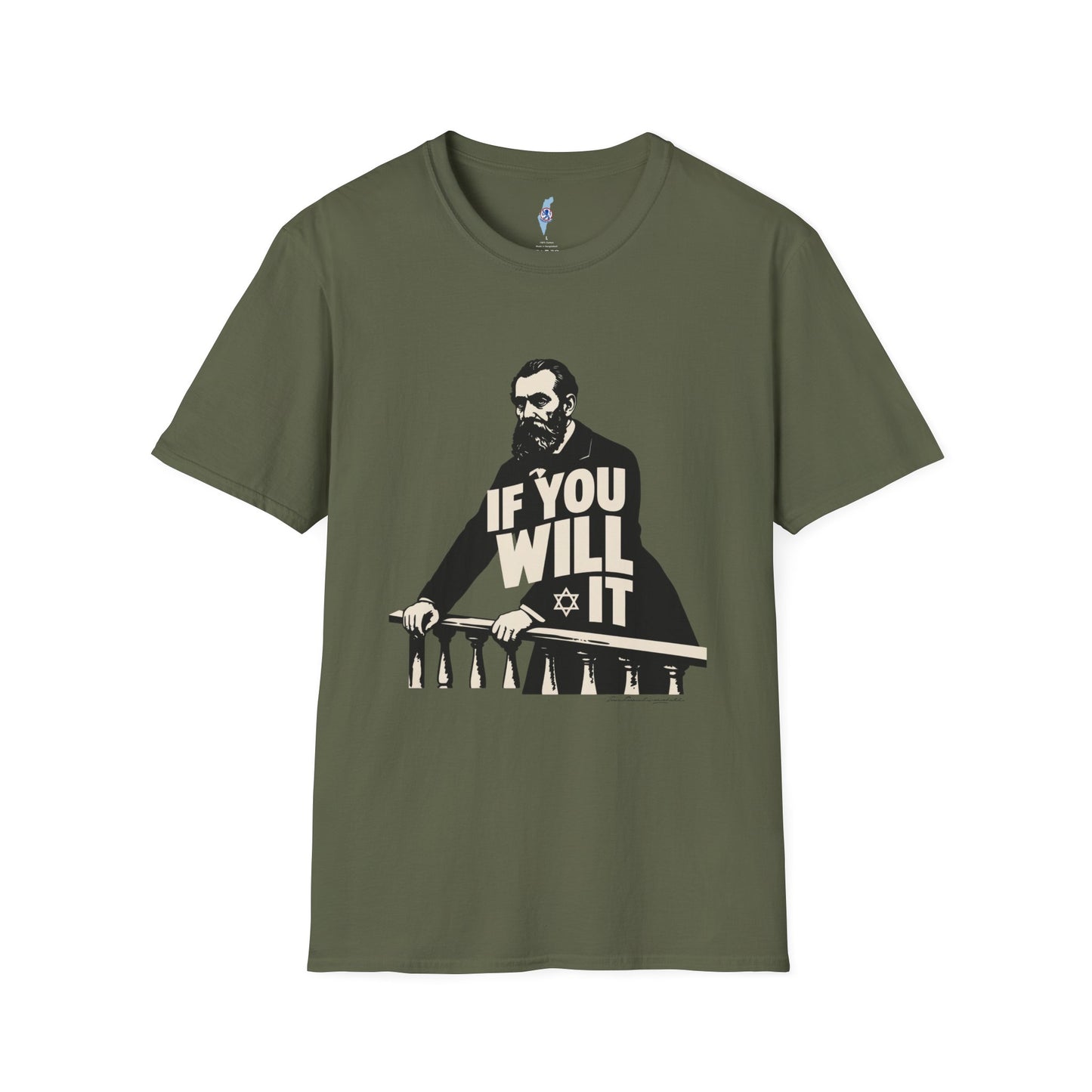 If You Will It — Herzl Quote Tee (Variant Edition)