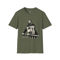 If You Will It — Herzl Quote Tee (Variant Edition) view 2