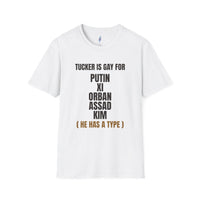 He Has A Type Tee - Tucker's Strongman Lineup view 1