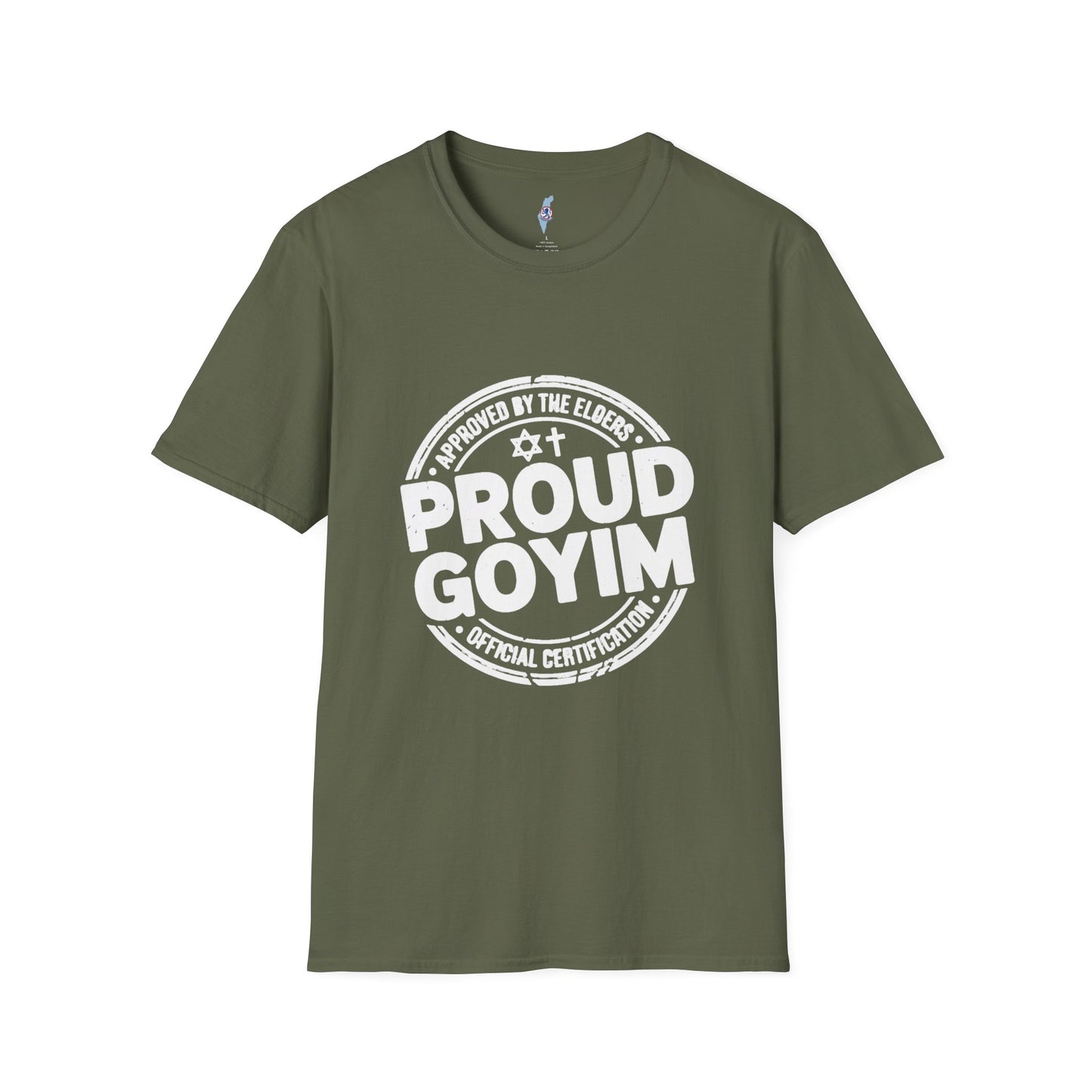 Proud Goyim T-Shirt — Bold Vintage Stamp Design